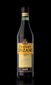 Botella de Fernet Cinzano